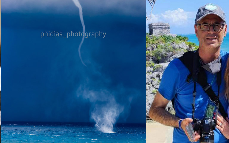 ΦΕΙΔΙΑΣ ΓΡΗΓΟΡΙΟΥ: Το εντυπωσιακό βίντεο από το πέρασμα υδροστρόβιλου στον Πρωταρά-(Βίντεο-Φώτο)