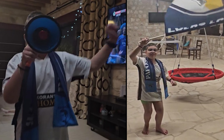 ΛΟΥΚΑΣ ΣΤΑΥΡΟΥ: Ο μικρός μαχητής πανηγυρίζει για τη μεγάλη νίκη της ομάδας του- (Βίντεο)