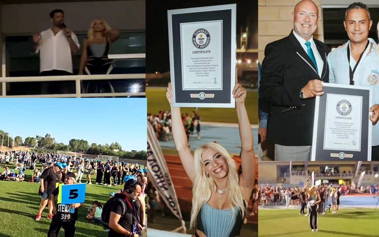 ANΤΡΗ ΚΑΡΑΝΤΩΝΗ: H συμμετοχή της στην εκδήλωση που διοργανώθηκε από το Yianis Christodoulou Foundation-Στο Ρεκόρ Γκίνες η Κύπρος-(Βίντεο+Φώτο)