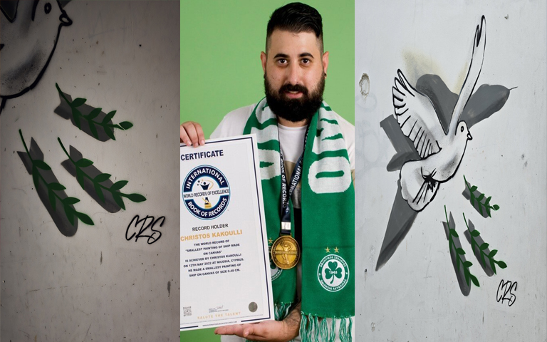 ΧΡΗΣΤΟΣ ΚΑΚΟΥΛΛΗΣ: Το γκράφιτι για την ειρήνη – «Δεν δέχομαι κανείς να μας κοροϊδεύει με το πιο ιερό σύμβολο»