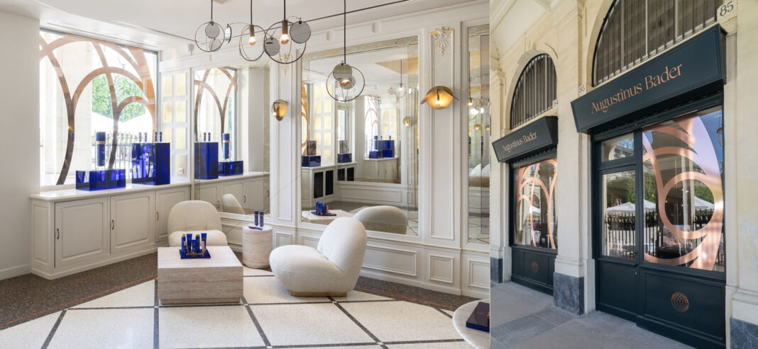 AUGUSTINUS BADER: H μπουτίκ στους κήπους του Palais-Royal στο Παρίσι ανοίγει ξανά με μόνιμο χώρο θεραπειών