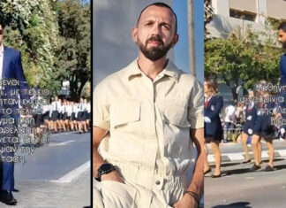 KΩΝΣΤΑΝΤΙΝΟΣ ΧΑΜΠΑΛΗΣ: Όταν η κάμερα συναντά το… σκουλήκι της δημοσιογραφίας – Οι καθηγητές που έκλεψαν την… παρέλαση (Βίντεο)