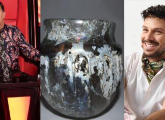 ΓΙΩΡΓΟΣ ΜΑΖΩΝΑΚΗΣ: Η μεταξωτή γραβάτα εμπνευσμένη από ρωμαϊκό έκθεμα του Μουσείου Πιερίδη-(Φώτο)