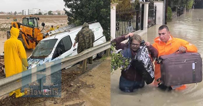 ΚΑΤΕΧΟΜΕΝΑ: Σοβαρές πλημμύρες σε Λευκωσία και Κερύνεια – Δρόμοι πλημμύρισαν, πολίτες κινδύνευσαν (Φώτο)