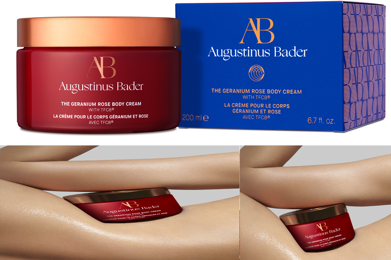 AUGUSTINUS BADER: &Pi;&alpha;&rho;&omicron;&upsilon;&sigma;&iota;ά&zeta;&epsilon;&iota; &tau;&eta; &nu;έ&alpha; Geranium Rose Body Cream