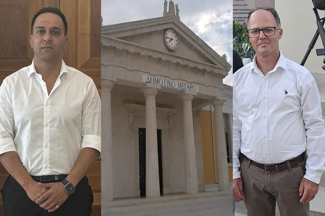 &Alpha;&Gamma;&Gamma;&Epsilon;&Lambda;&Omicron;&Sigma; &Omicron;&Nu;&Eta;&Sigma;&Iota;&Phi;&Omicron;&Rho;&Omicron;&Upsilon; &ndash; &Theta;&Epsilon;&Omicron;&Delta;&Omega;&Rho;&Omicron;&Sigma; &Chi;&Omicron;&Iota;&Rho;&Alpha;&Sigma;: &Omicron;&iota; &delta;ύ&omicron; &alpha;&nu;&tau;&iota;&delta;ή&mu;&alpha;&rho;&chi;&omicron;&iota; &pi;&omicron;&upsilon; &alpha;&nu;&alpha;&lambda;&alpha;&mu;&beta;ά&nu;&omicron;&upsilon;&nu; &kappa;&alpha;&theta;ή&kappa;&omicron;&nu;&tau;&alpha; &Delta;&eta;&mu;ά&rho;&chi;&omicron;&upsilon; &sigma;&epsilon; &Pi;ά&phi;&omicron; &kappa;&alpha;&iota; &Lambda;&epsilon;&upsilon;&kappa;ό&nu;&omicron;&iota;&kappa;&omicron;