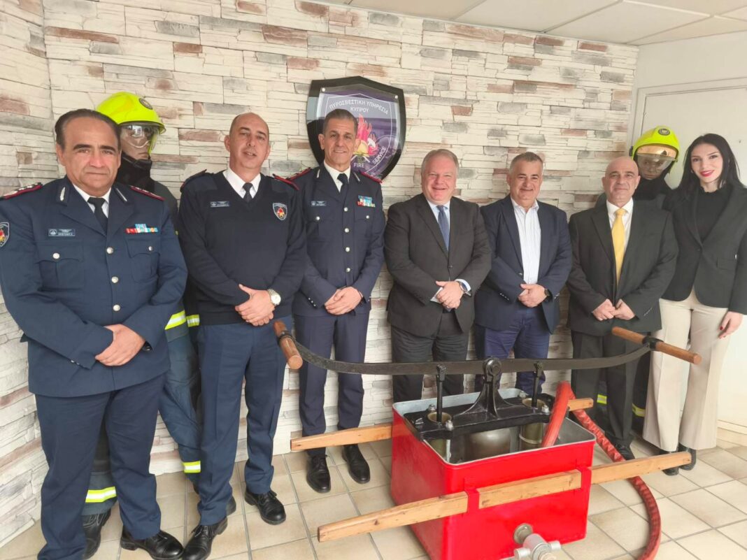 Η ERB ASFALISTIKI στο πλευρό της Πυροσβεστικής Υπηρεσίας Κύπρου
