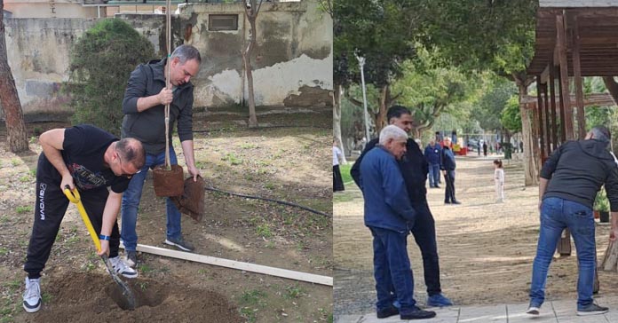 ΧΑΡΑΛΑΜΠΟΣ ΠΡΟΥΝΤΖΟΣ: Ο Δήμαρχος Λευκωσίας πήρε… το φτυάρι και μπήκε στη δράση-(Φώτο)