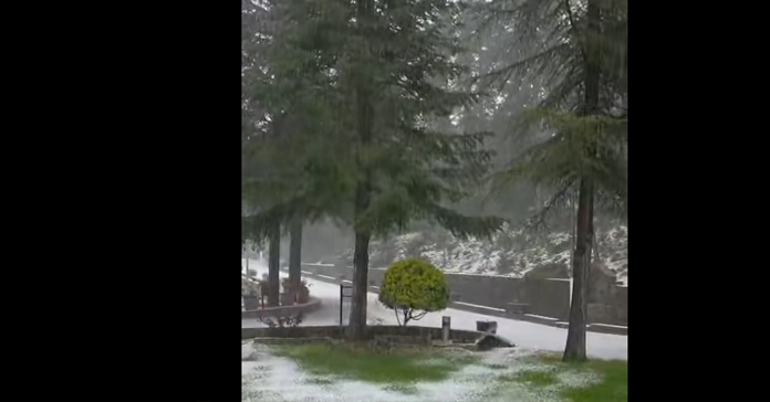 ΕΝΤΟΝΗ ΧΑΛΑΖΟΠΤΩΣΗ: «Άσπρισαν» Τρόοδος και ορεινές περιοχές-(Βίντεο)