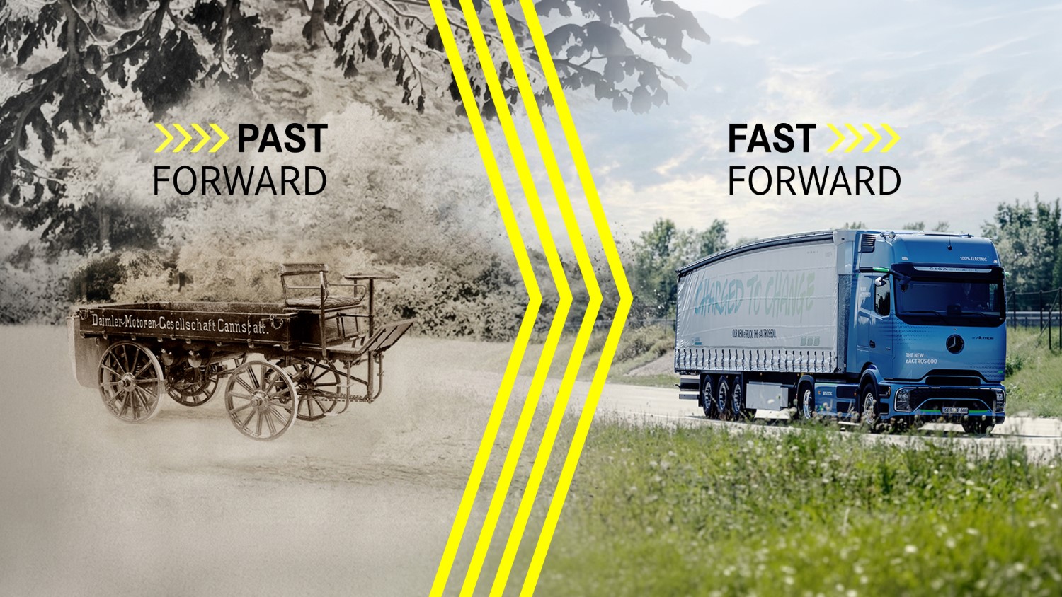 DAIMLER TRUCK: &Gamma;&iota;&omicron;&rho;&tau;ά&zeta;&epsilon;&iota; &tau;&omicron; &pi;&alpha;&rho;&epsilon;&lambda;&theta;ό&nu; &kappa;&alpha;&iota; &omicron;&delta;&eta;&gamma;&epsilon;ί &tau;&omicron; &mu;έ&lambda;&lambda;&omicron;&nu;
