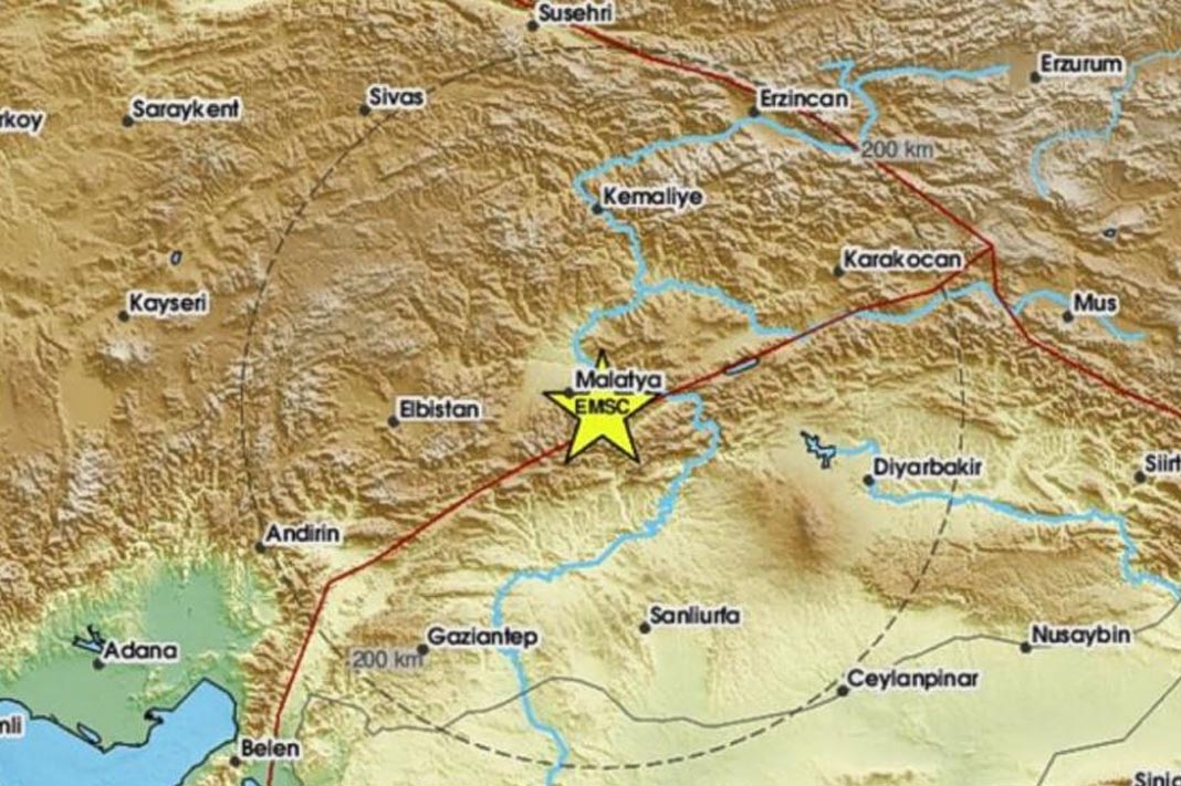 ΤΟΥΡΚΙΑ: Σεισμός 5,6 Ρίχτερ «ταρακούνησε» τη Μαλάτια – Αισθητός σε πολλές επαρχίες