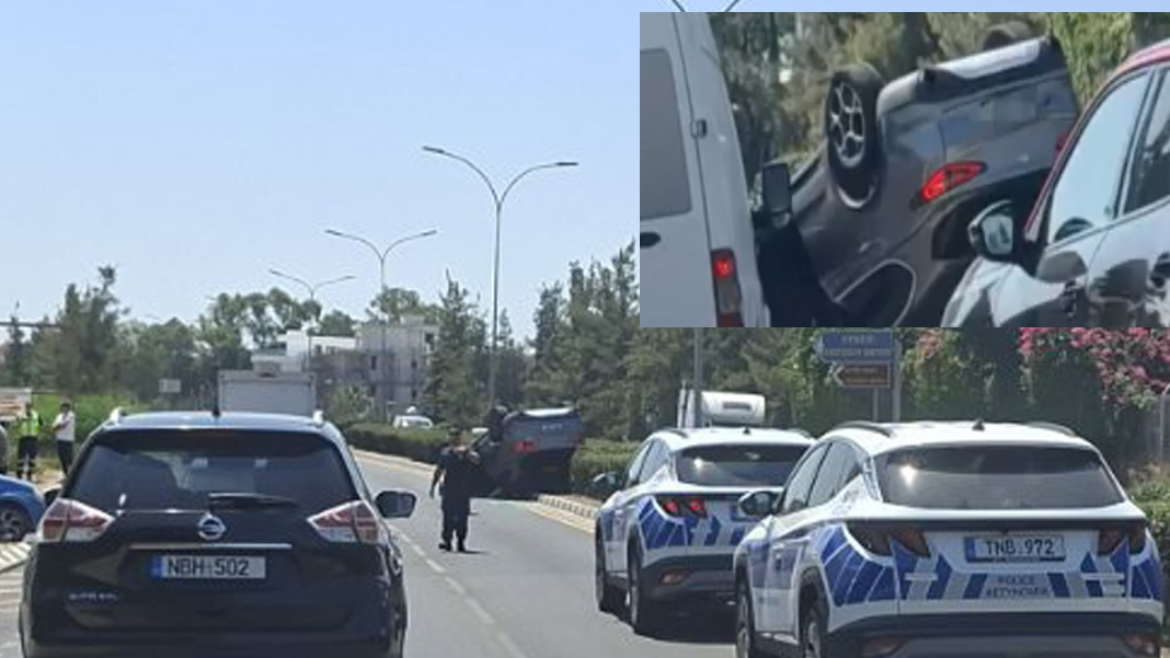 ΛΕΥΚΩΣΙΑ: Αυτοκίνητο αναποδογύρισε στο κυκλικό κόμβο Αρχαγγέλου– Ανησυχία κατοίκων για τις υψηλές ταχύτητες-(Βίντεο-Φώτο)