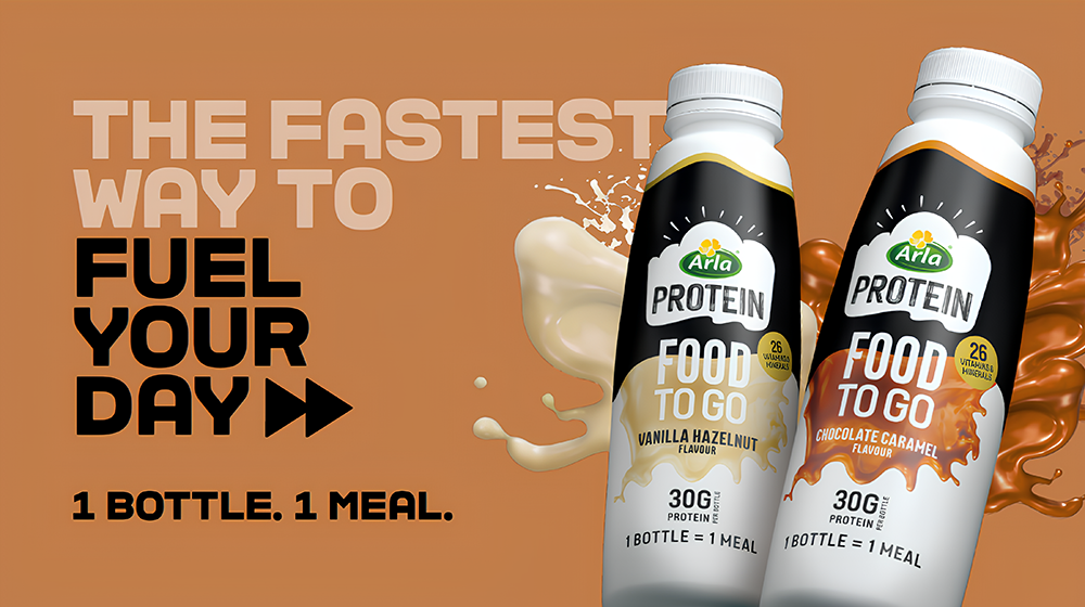 Η Arla Protein συνεχίζει να καινοτομεί με το Arla Protein Food to Go.