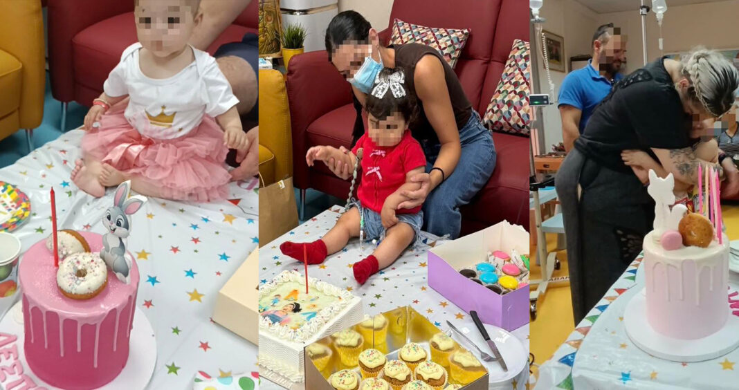 ΠΑΙΔΟΟΓΚΟΛΟΓΙΚΟ: Τρεις μικρές μαχήτριες γιόρτασαν τα γενέθλιά τους μέσα στον θάλαμο-(Φώτο)