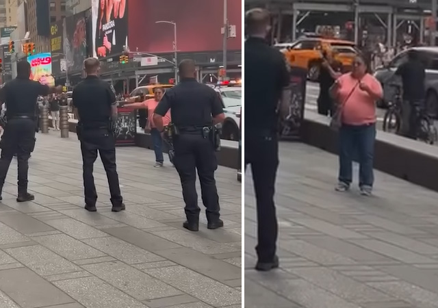 TIMES SQUARE: Μαχαίρωσε δύο περαστικούς και κινήθηκε με μαχαίρια προς τους αστυνομικούς – Νεκρή από πυρά-(Βίντεο)