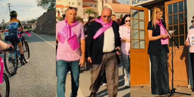 ΚΟΡΝΟΣ: Με ροζ χρώμα, χαμόγελα και μηνύματα αλληλεγγύης η 3η Ροζ Πορεία-(Βίντεο) ΚΟΡΝΟΣ: Με ροζ χρώμα, χαμόγελα και μηνύματα αλληλεγγύης η 3η Ροζ Πορεία-(Βίντεο)